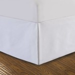 White Pasta Bed Skirt- Twin