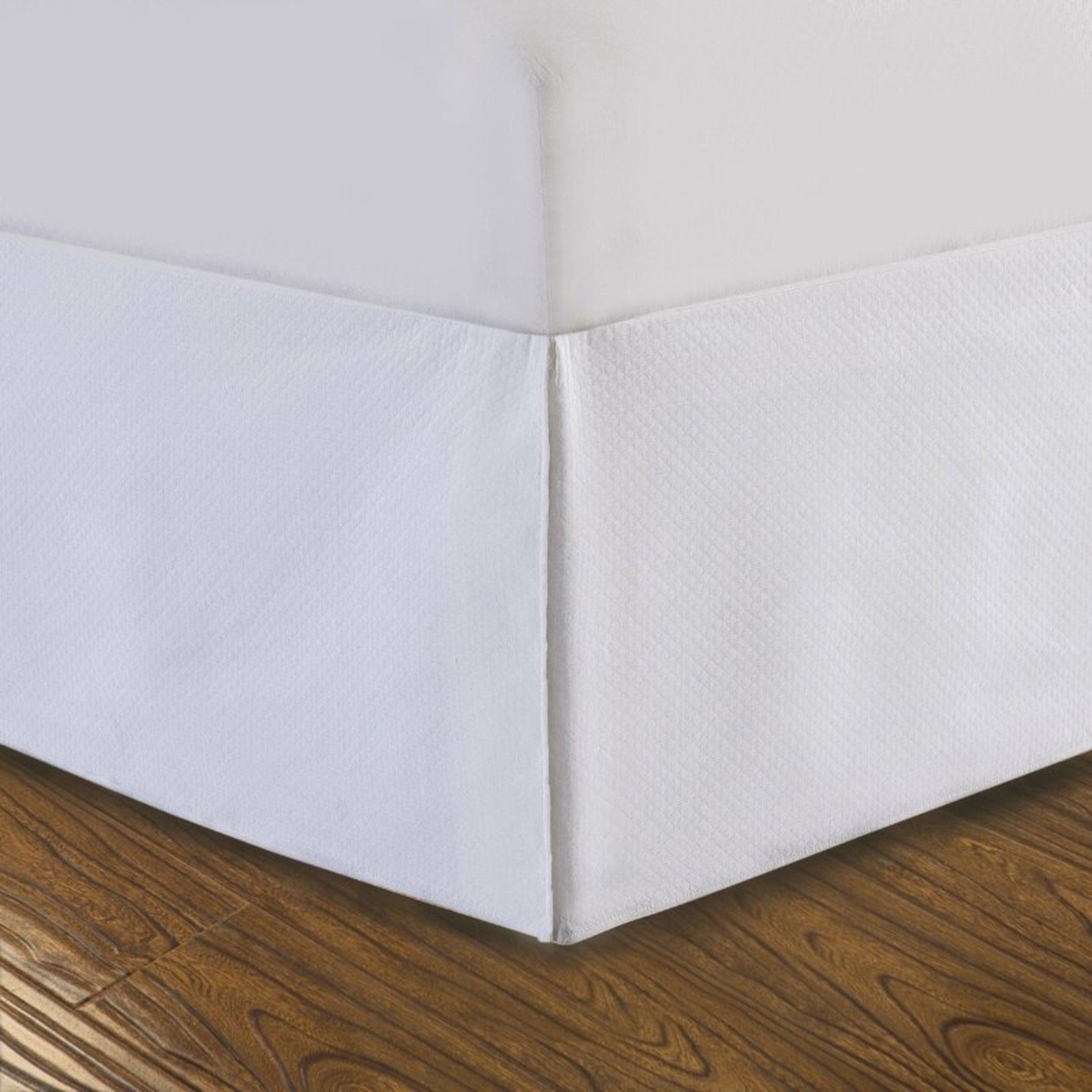 Twin White Pasta Bed Skirt