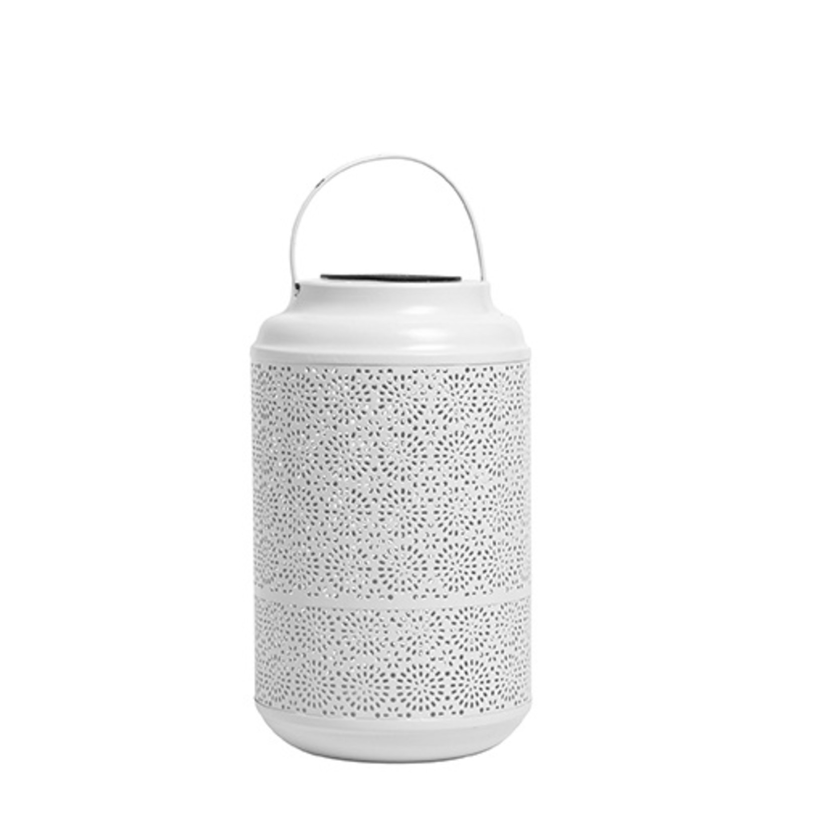 Sunburst Solar White LED Lantern