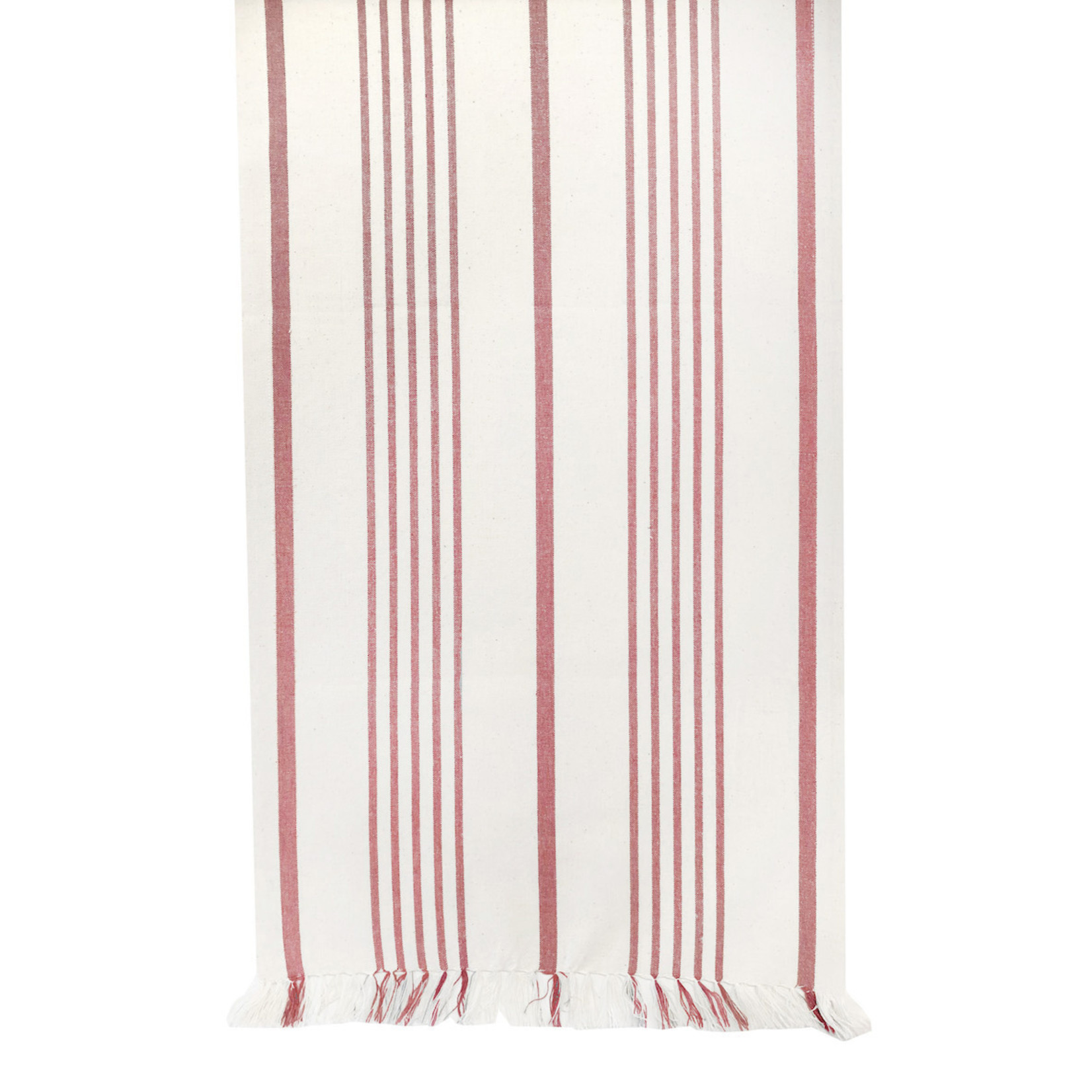 Soft Stripe Red Napkin S/4