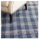 Denim Plaid Rug