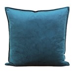 Dutch Velvet Toss Pillow - Persian Blue