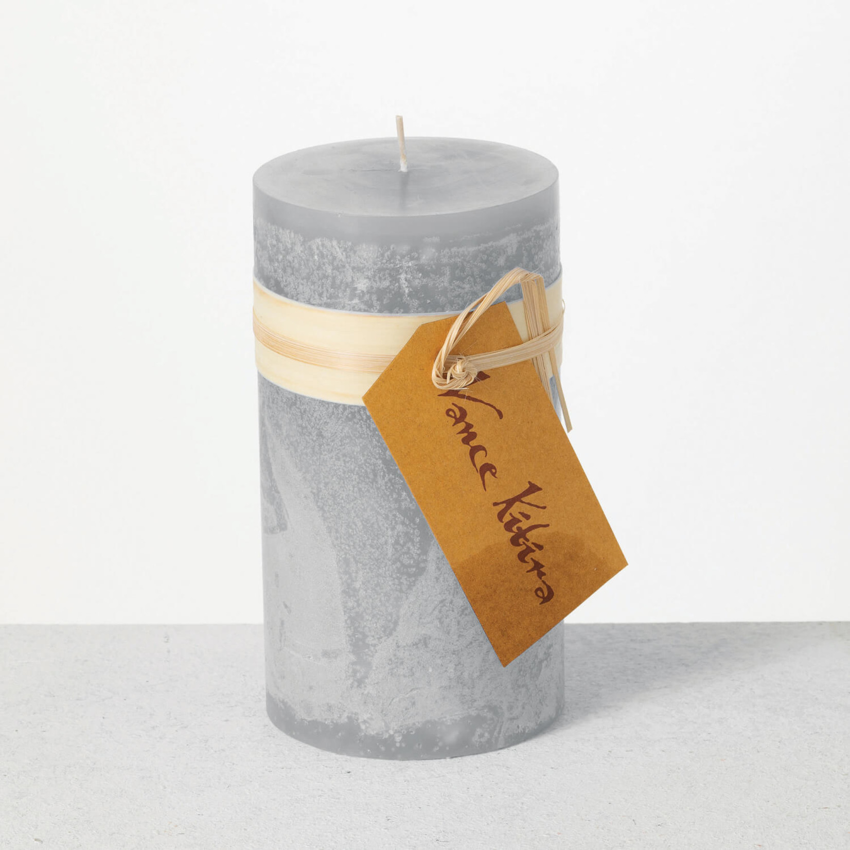 Dove Grey Timber Candle