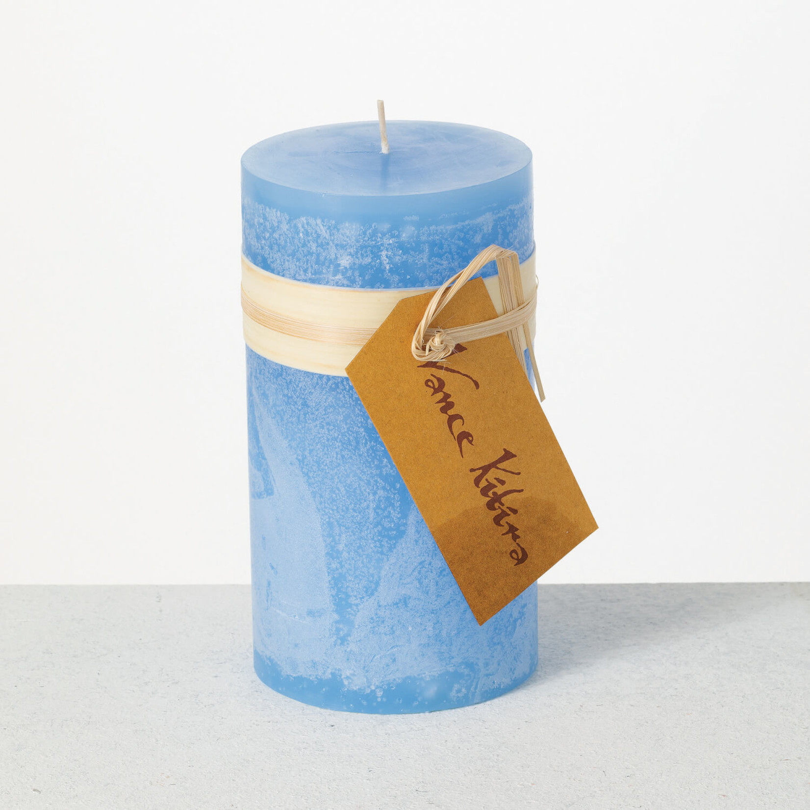 Crystal Blue Timber Candle