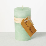 Aqua Foam Timber Candle