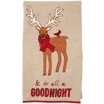 To All Embroidered Tea Towel