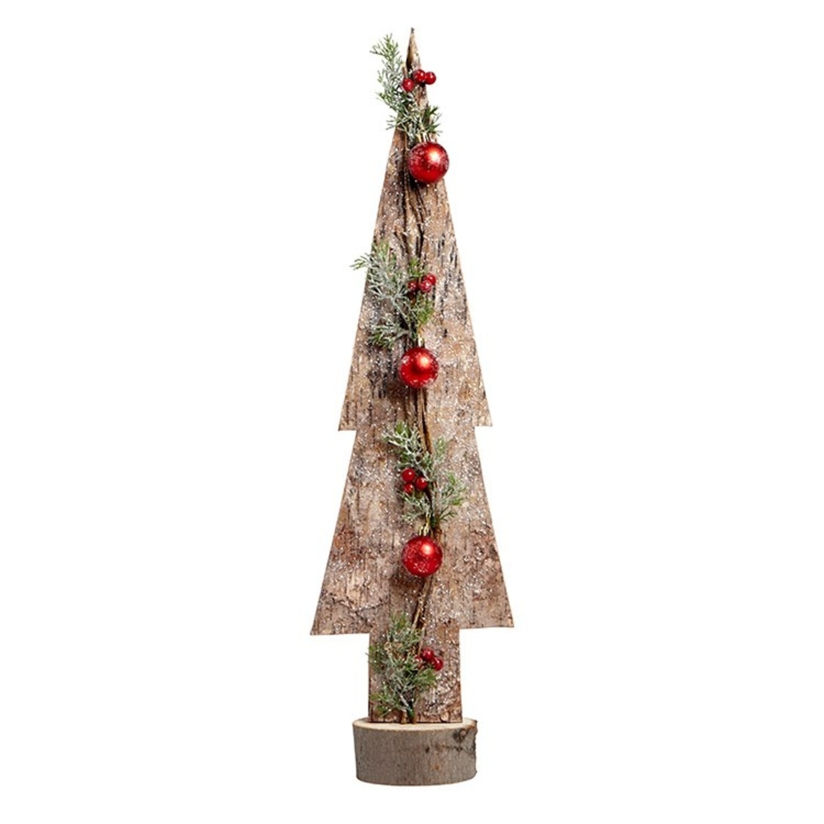 Red Ornament LED Tree