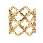 Lattice Gold Napkin Ring