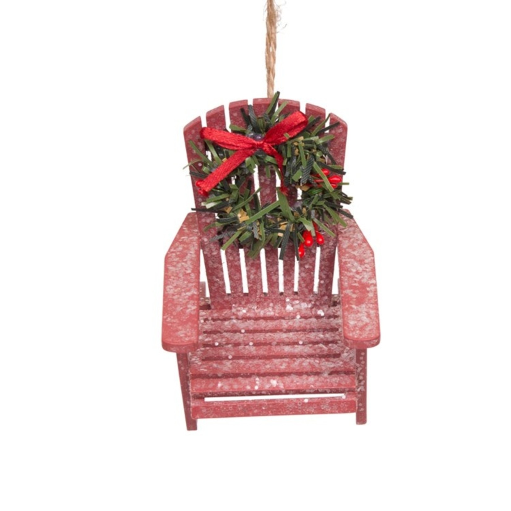 Muskoka Chair Ornament - Red