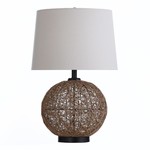 Natural Woven Table Lamp