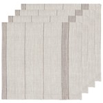 Linen Stripe Napkin S/4 - Shadow