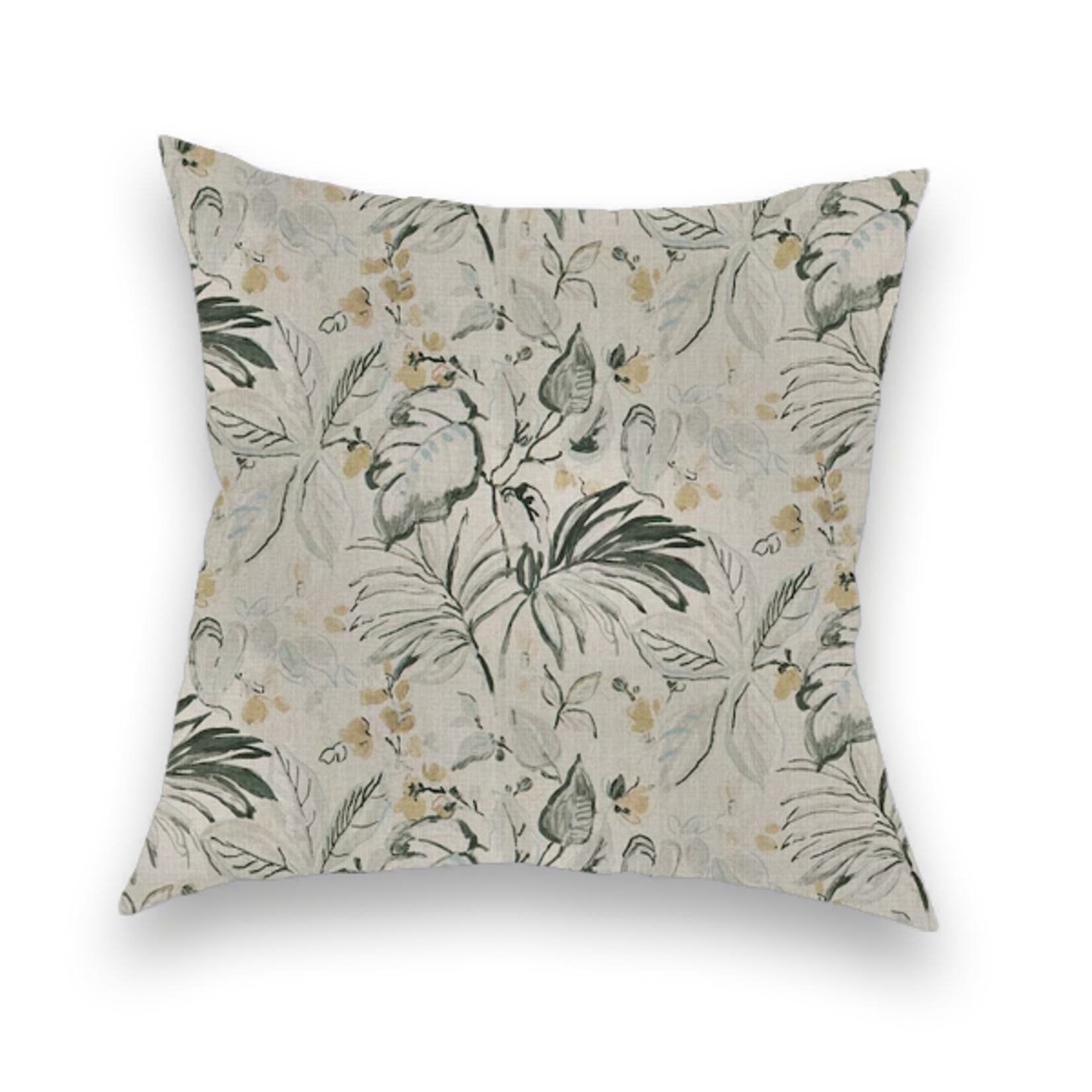 Toss Pillow - Water Colour Foliage 20"