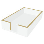 Guest Napkin Holder - White