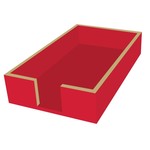 Guest Napkin Holder - Red