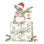 Christmas Mouse Serviettes
