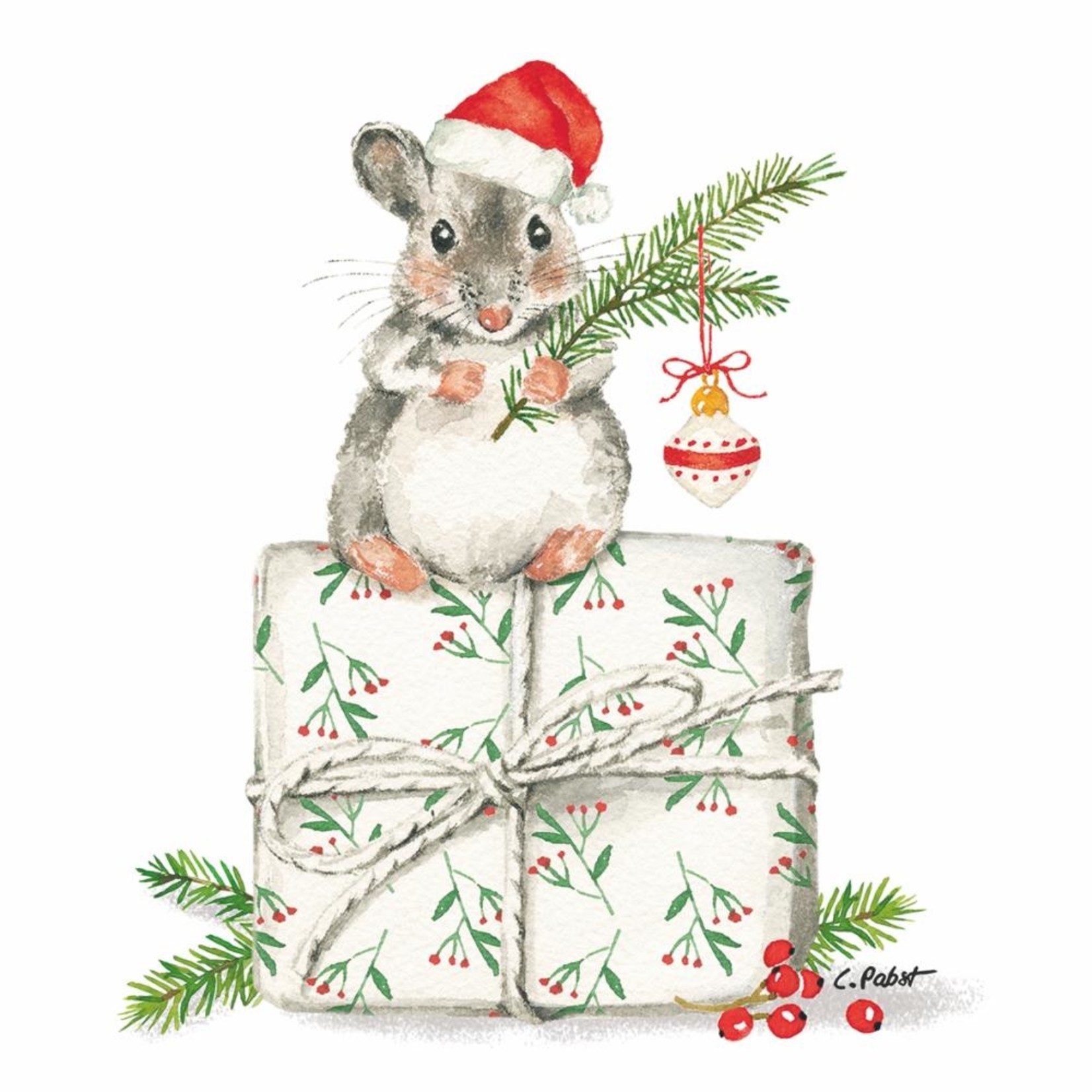 Christmas Mouse Serviettes