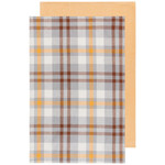 Maize Plaid Tea Towel Set