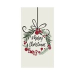 Merry Christmas Wreath Serviette