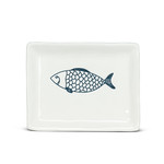 Small Rectangle Fish Plate - 6"