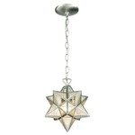 Moravian Star 9'' Wide 1-Light Mini Pendant