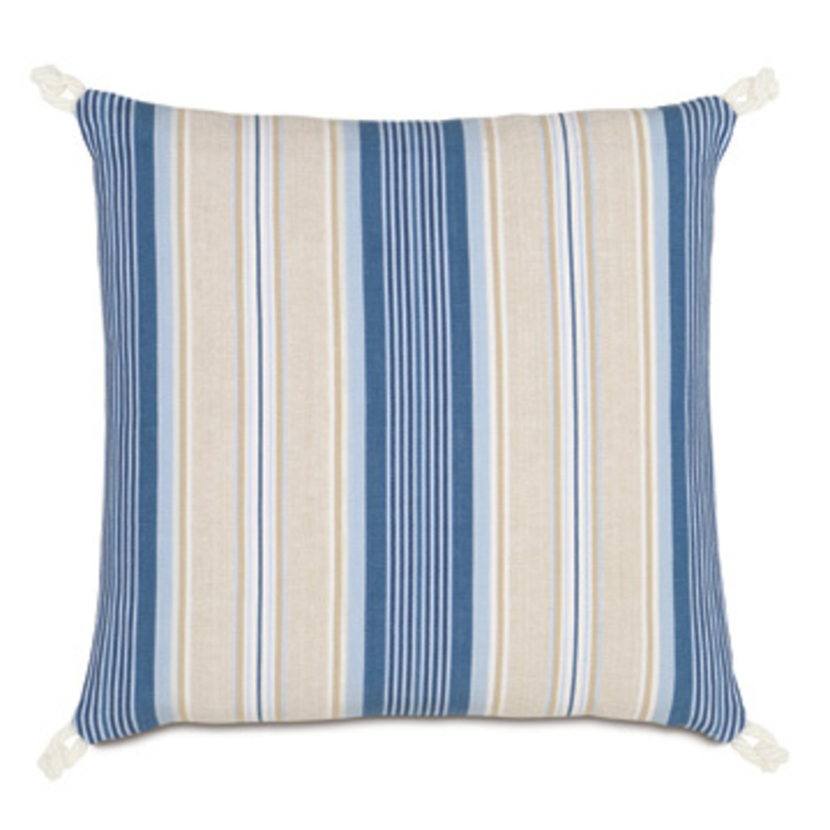 Maritime Stripe Pillow - Blue
