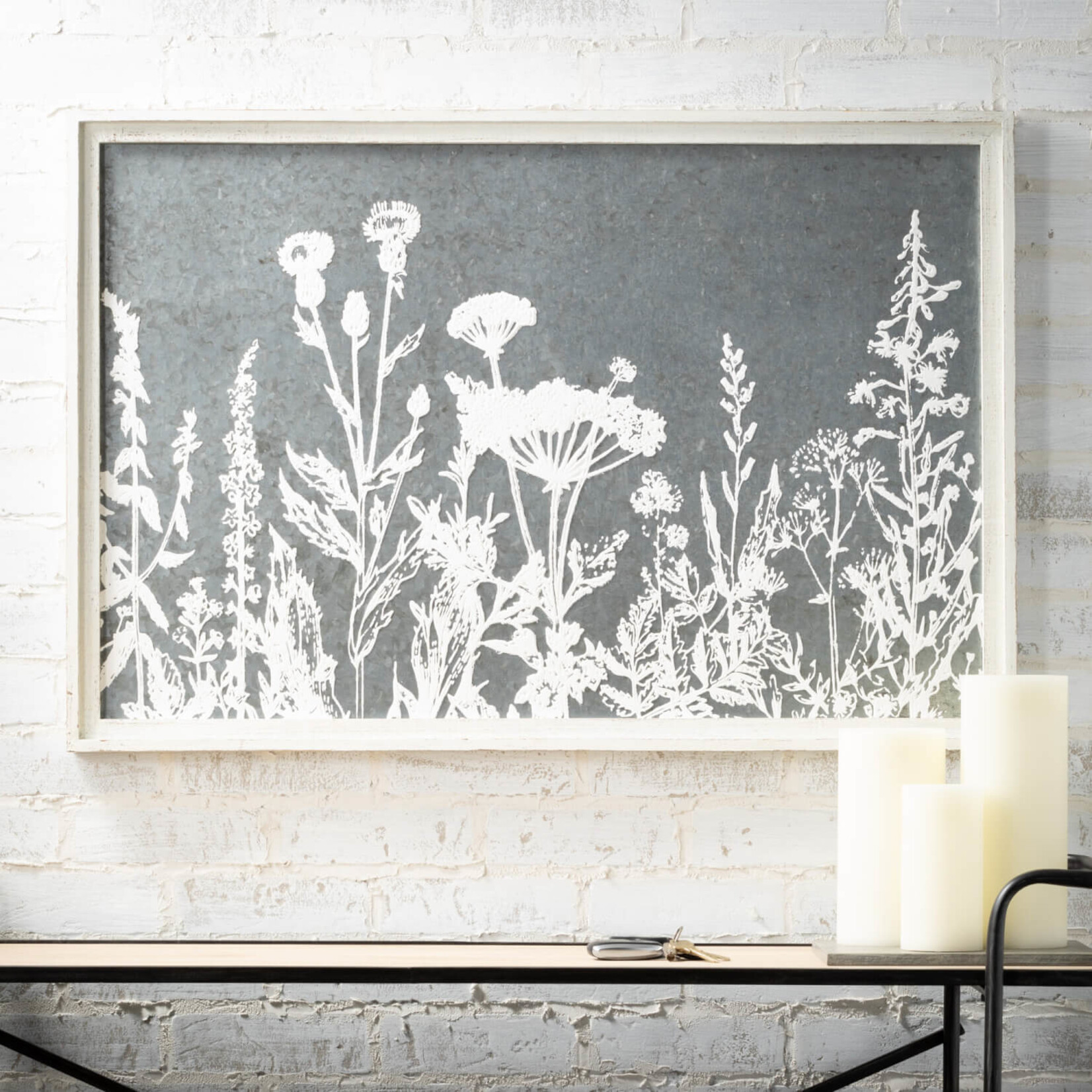 Sullivans Metal Herb/Flower Wall Decor