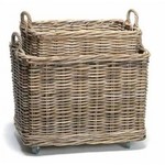 Storage Basket w/Wheels Kubu - Small