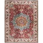 Fab Habitat Ike Vintage Red/Blue/Beige Realife Runner -