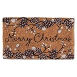 Abbott Pinecone Merry Christmas Doormat