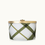 Frasier Fir Collection - Frosted Plaid 3 Wick Candle