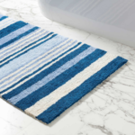 Glen View Blue Bath Mat - Medium