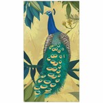 Gilded Peacock Guest Serviettes