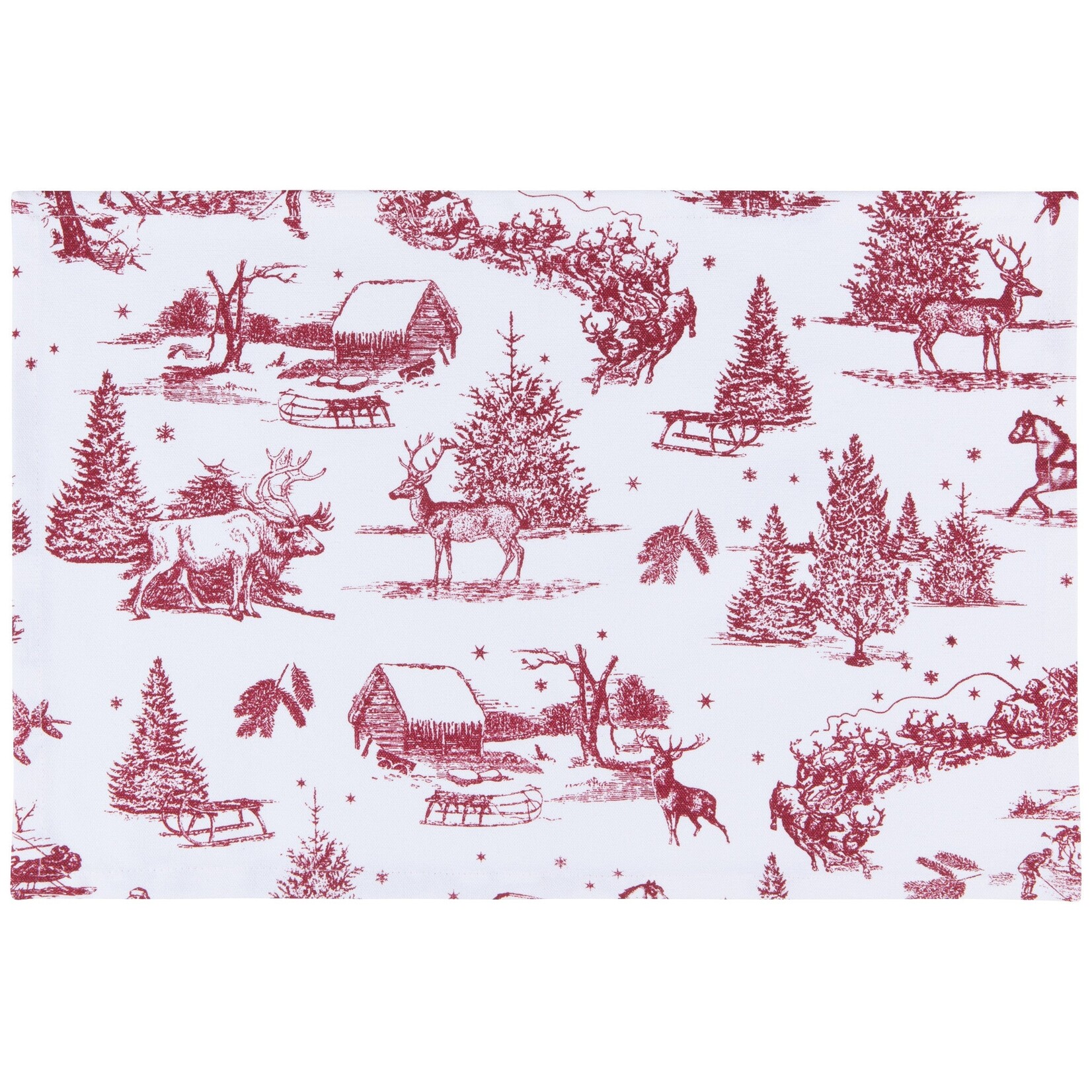 Winter Toile Placemat