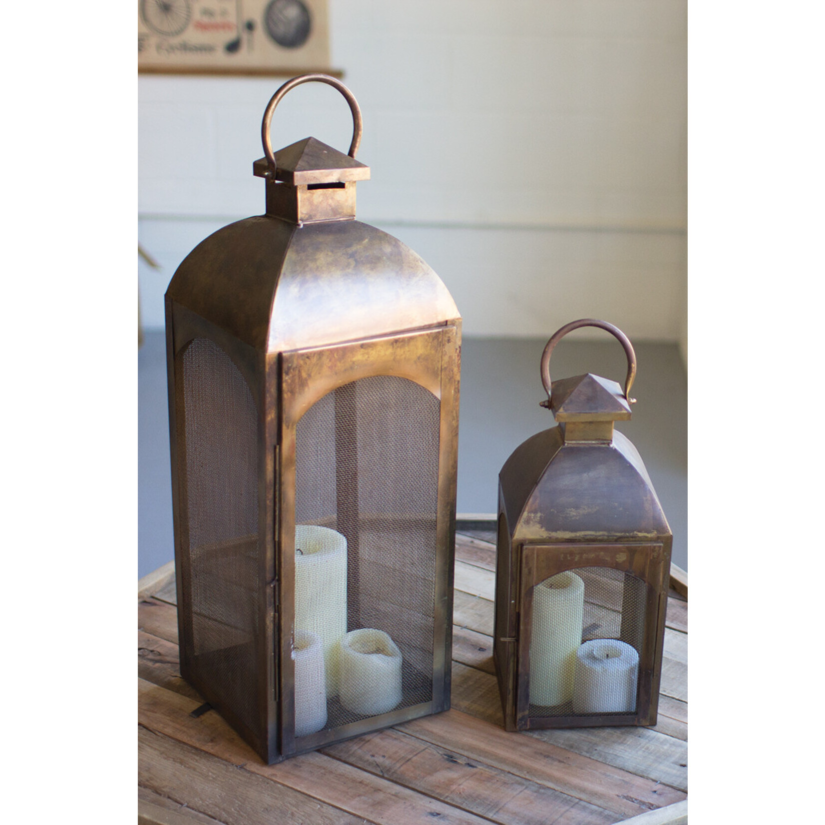 Antique  Bronze Lantern -