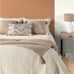 Stonewashed Natural Coverlet -