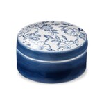 Cottage Floral Trunket Dish - Blue