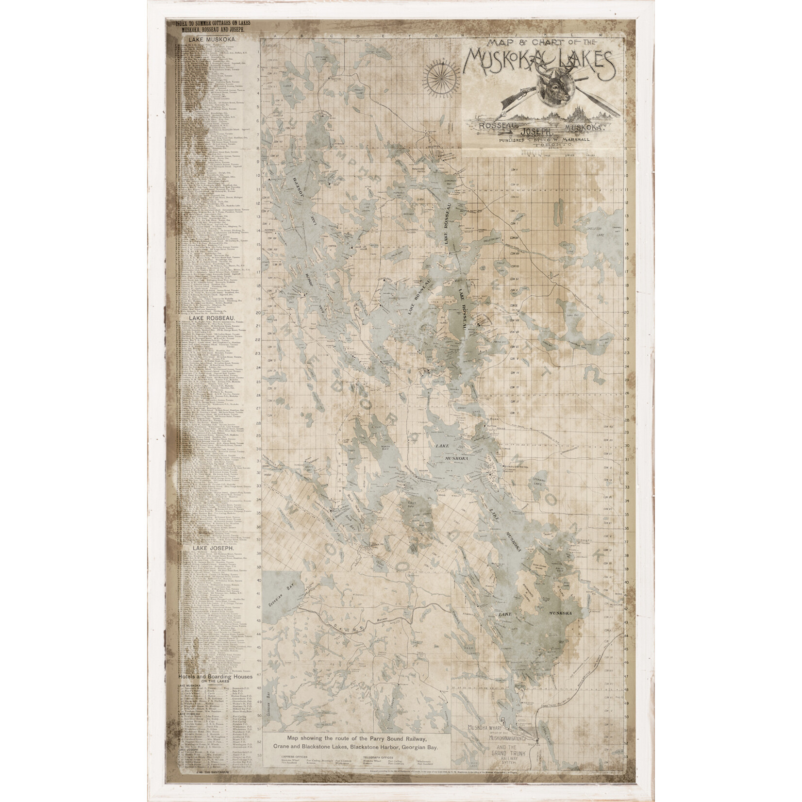 Celadon Art Northern Collection - Musoka Lakes Map