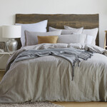 Natural Linen Duvet Cover Set - Queen