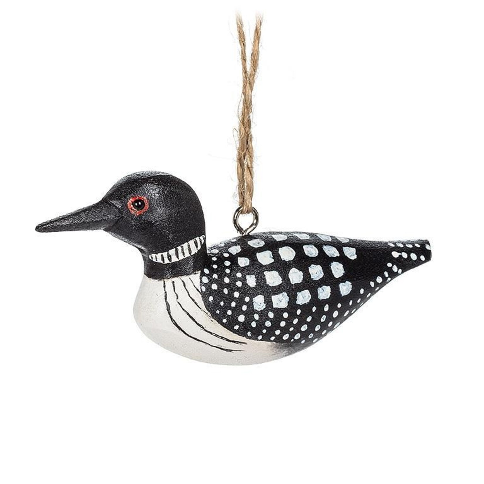 Abbott Loon Carved Ornament