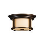 Feiss Merrill 2-Light Flush Mount - Heritage Bronze