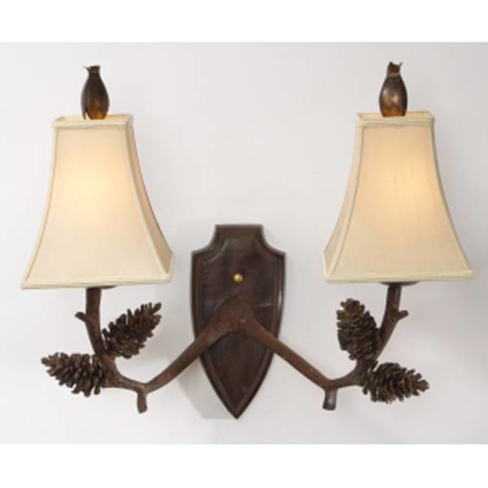 Deer Pine Two Light Wall Sconce