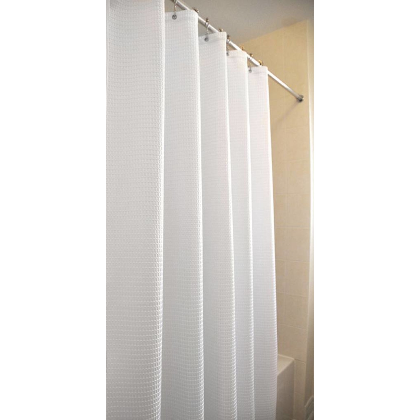 Hotel Lux Shower Curtain - White