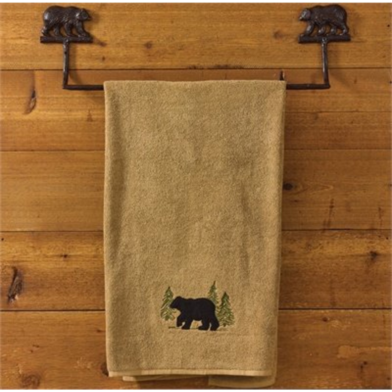 Cast Bear Towel Bar 24"