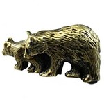 Bear Pull - Antique Brass