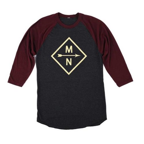 Sota Clothing Sota Big Stone Raglan Hthr/Blk Truffle Sota Clothing Sota Big Stone Raglan Hthr/Blk Truffle