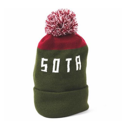 Sota Clothing Sota Sheldon Beanie Oli/Maroon Sota Clothing Sota Sheldon Beanie Oli/Maroon