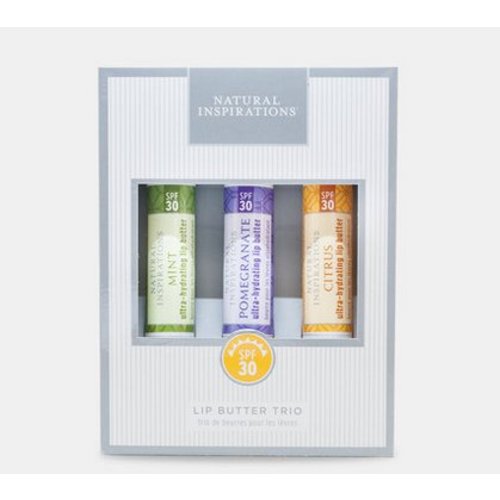 Natural Inspirations Natural Inspirations Lip Butter Trio Set Natural Inspirations Natural Inspirations Lip Butter Trio Set