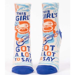 BLUE Q Blue Q Girl's Got alot to Say Ankle SW649
