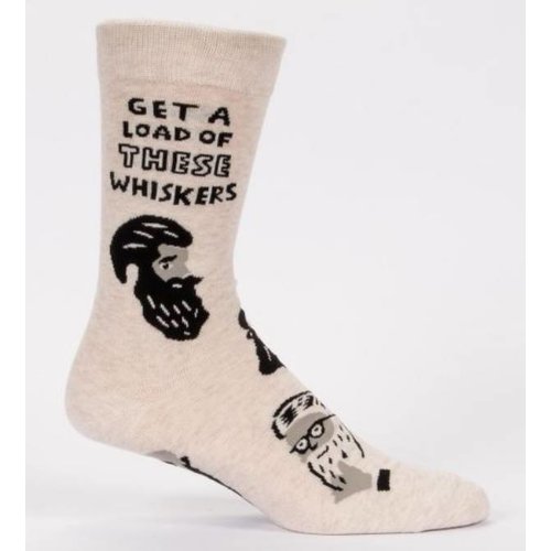 BLUE Q Blue Q Whiskers Men's Sock SW855 BLUE Q Blue Q Whiskers Men's Sock SW855