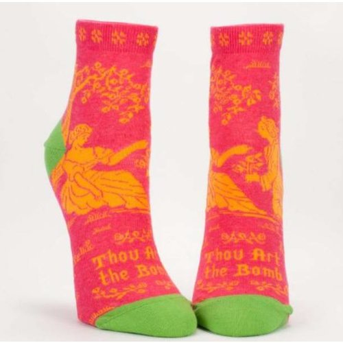 BLUE Q Blue Q Thou Art the Bomb Socks SW616 BLUE Q Blue Q Thou Art the Bomb Socks SW616